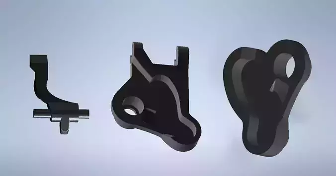 Shimano XT-SLX BL set of piston guides and free stroke left