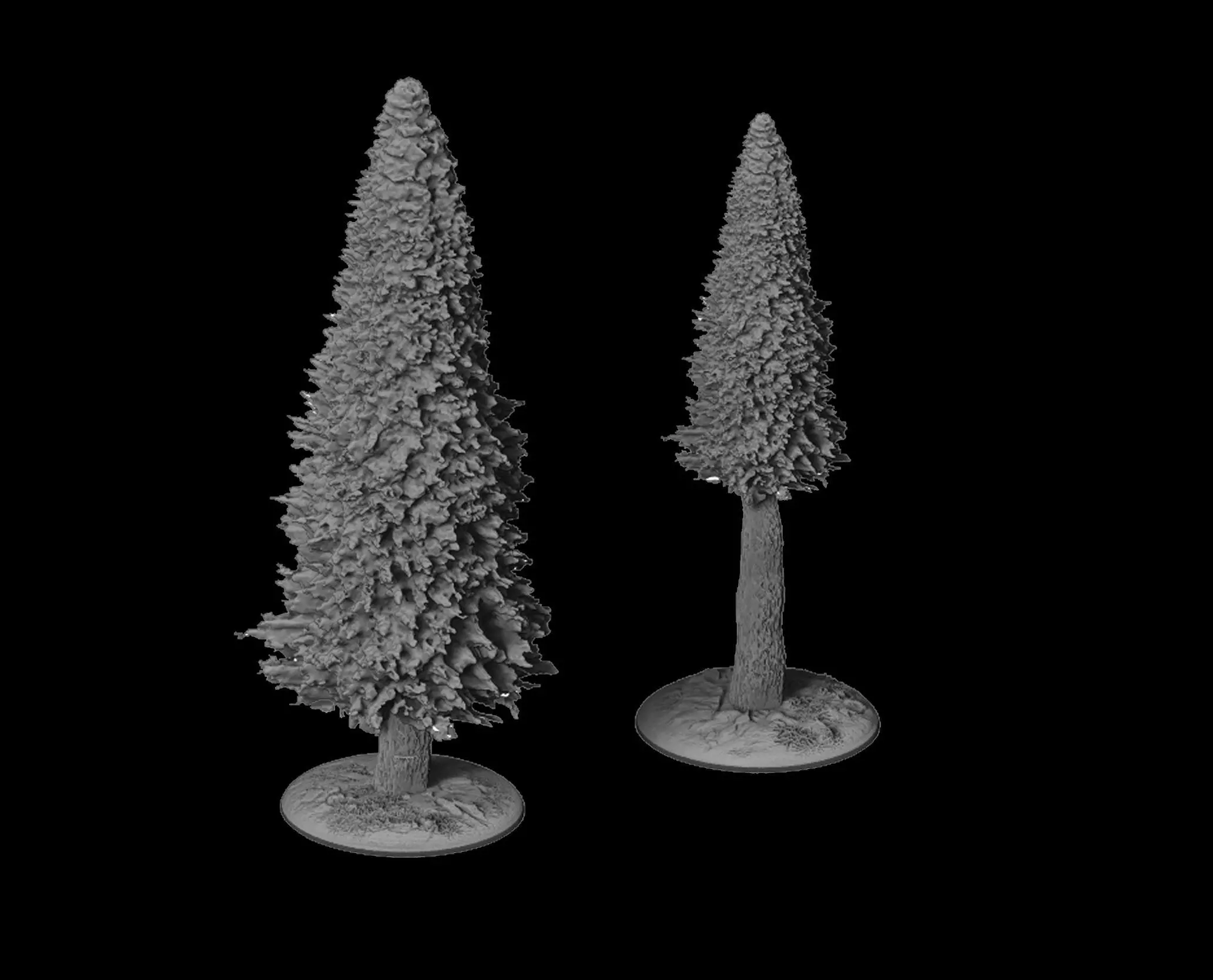Trees Set for 3d printing -STL File- 3D print model_0