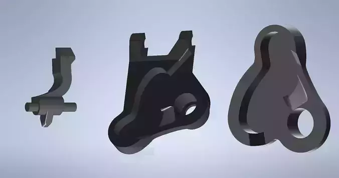 Shimano XT-SLX BL set of piston guides and free stroke right