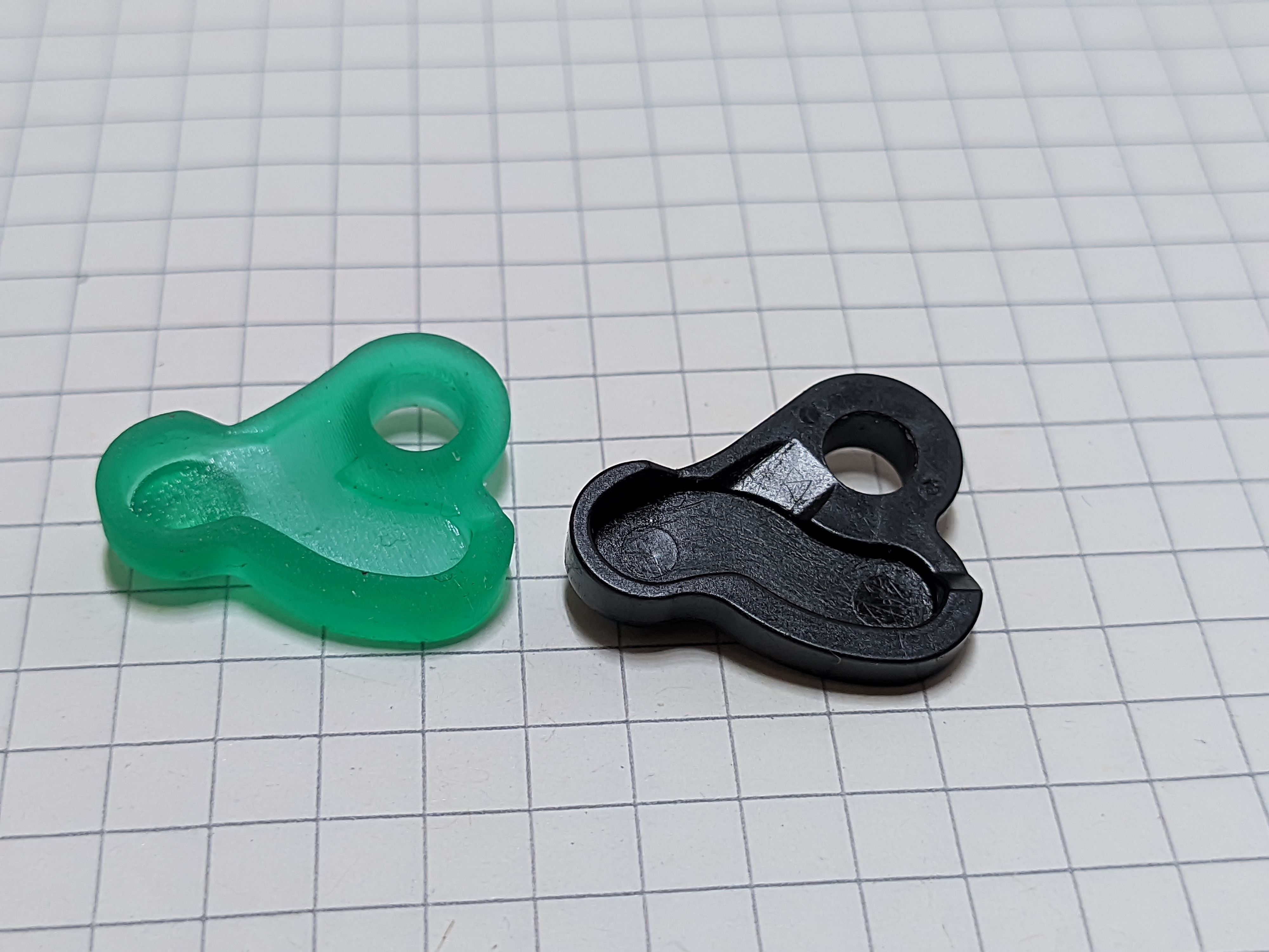 Shimano XT-SLX BL set of piston guides and free stroke right 3D print model_6