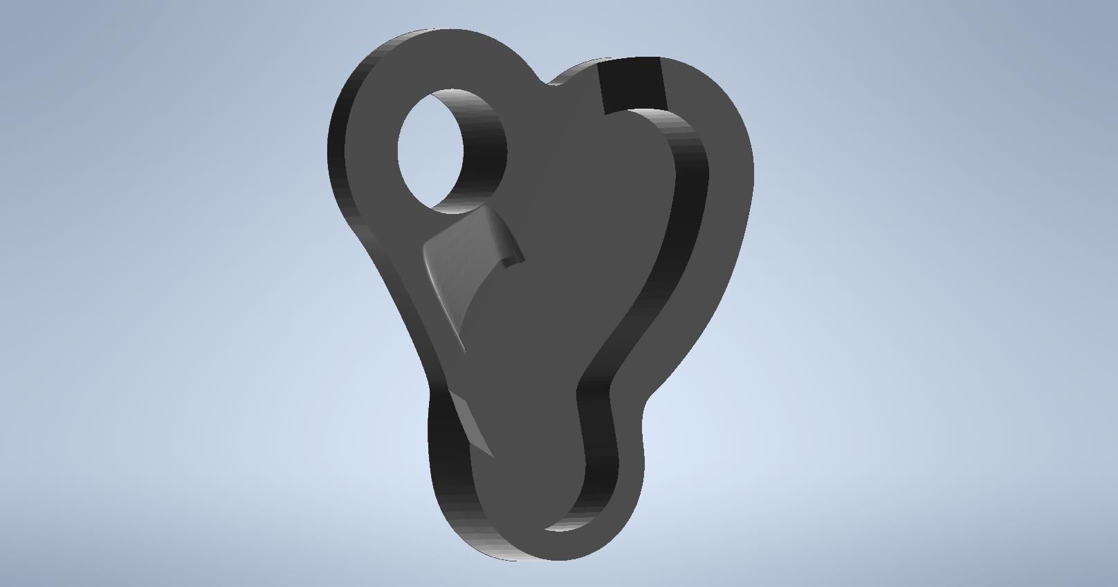 Shimano XT-SLX BL set of piston guides and free stroke right 3D print model_3