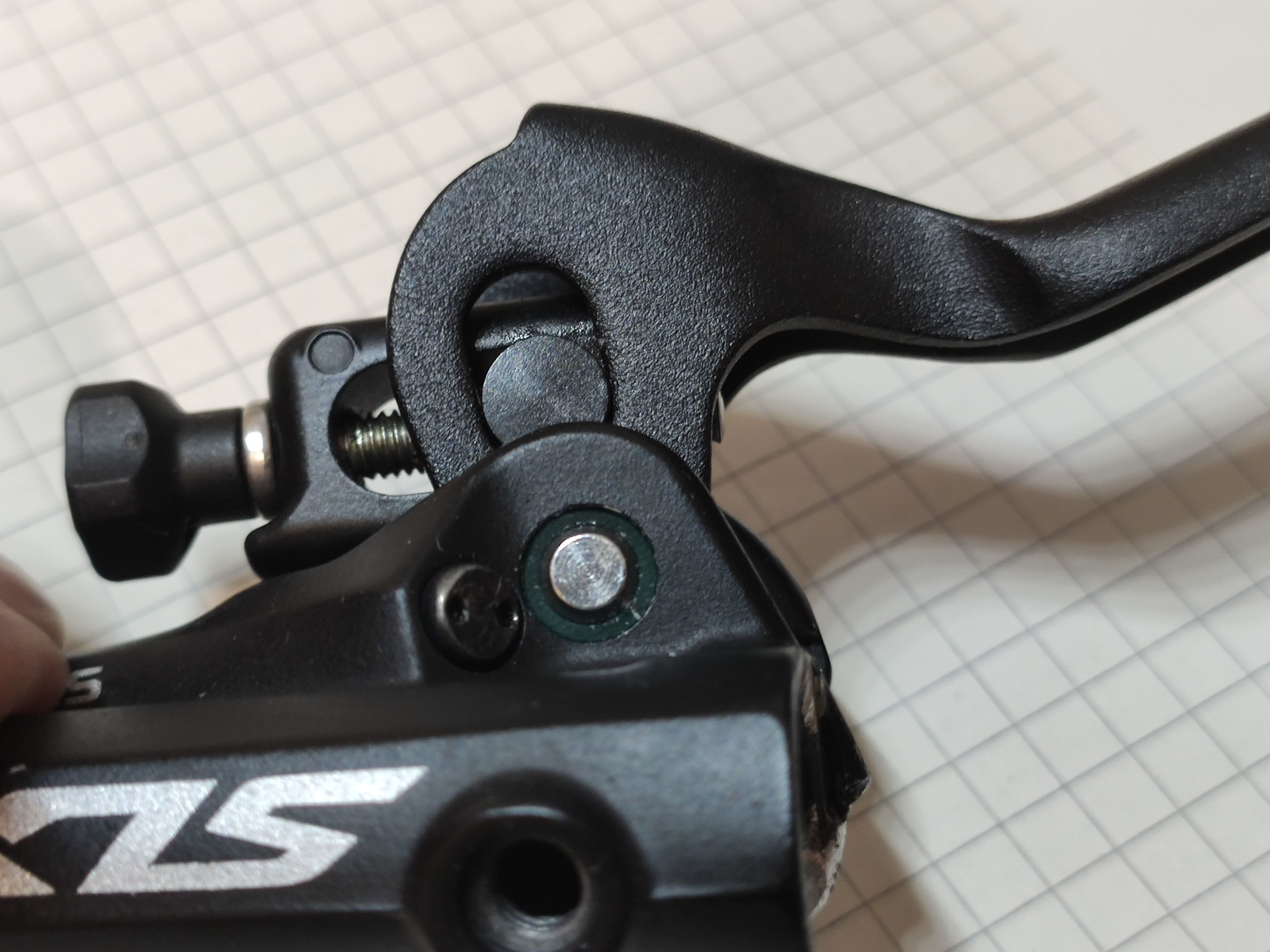 Shimano XT-SLX BL set of piston guides and free stroke right 3D print model_11