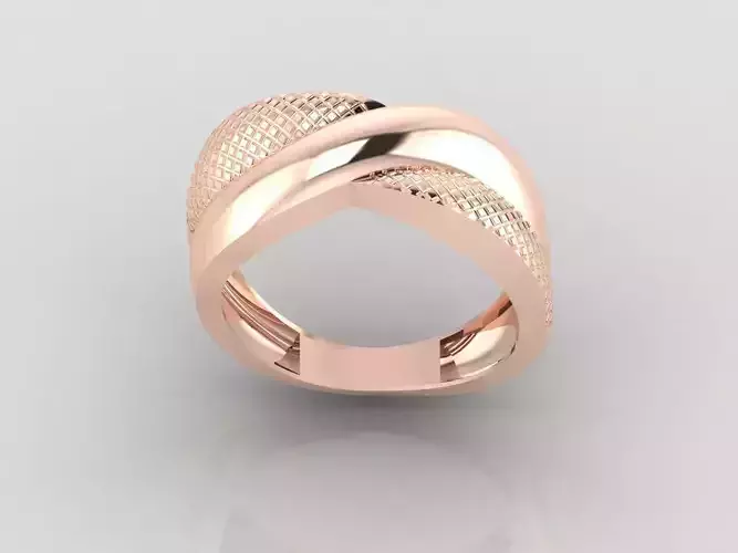 Women Ring Fancy Ring Plain light weight STL 3DM Printable