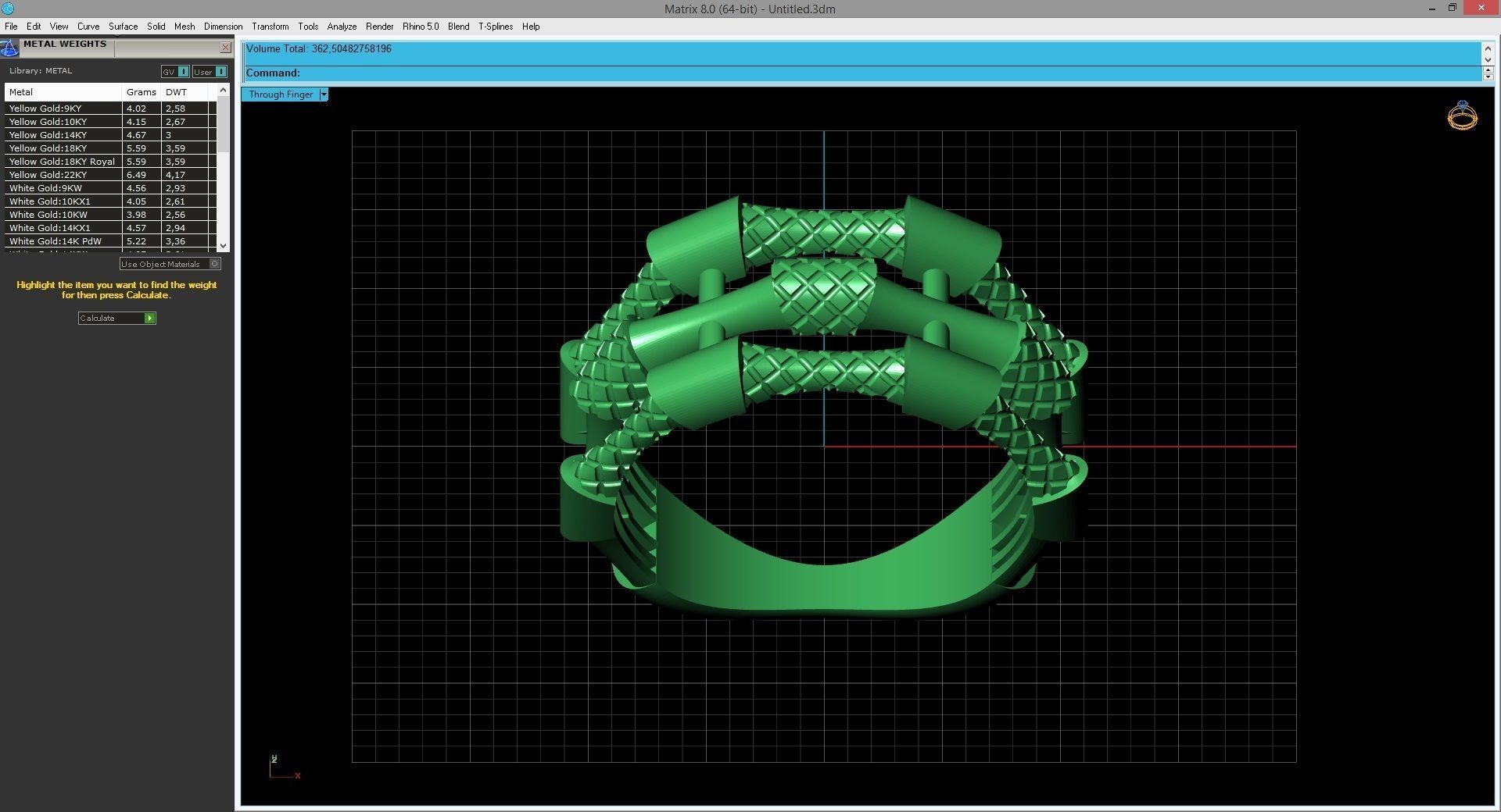 Women Ring Fancy Ring Plain light weight STL 3DM Printable 3D print model_4