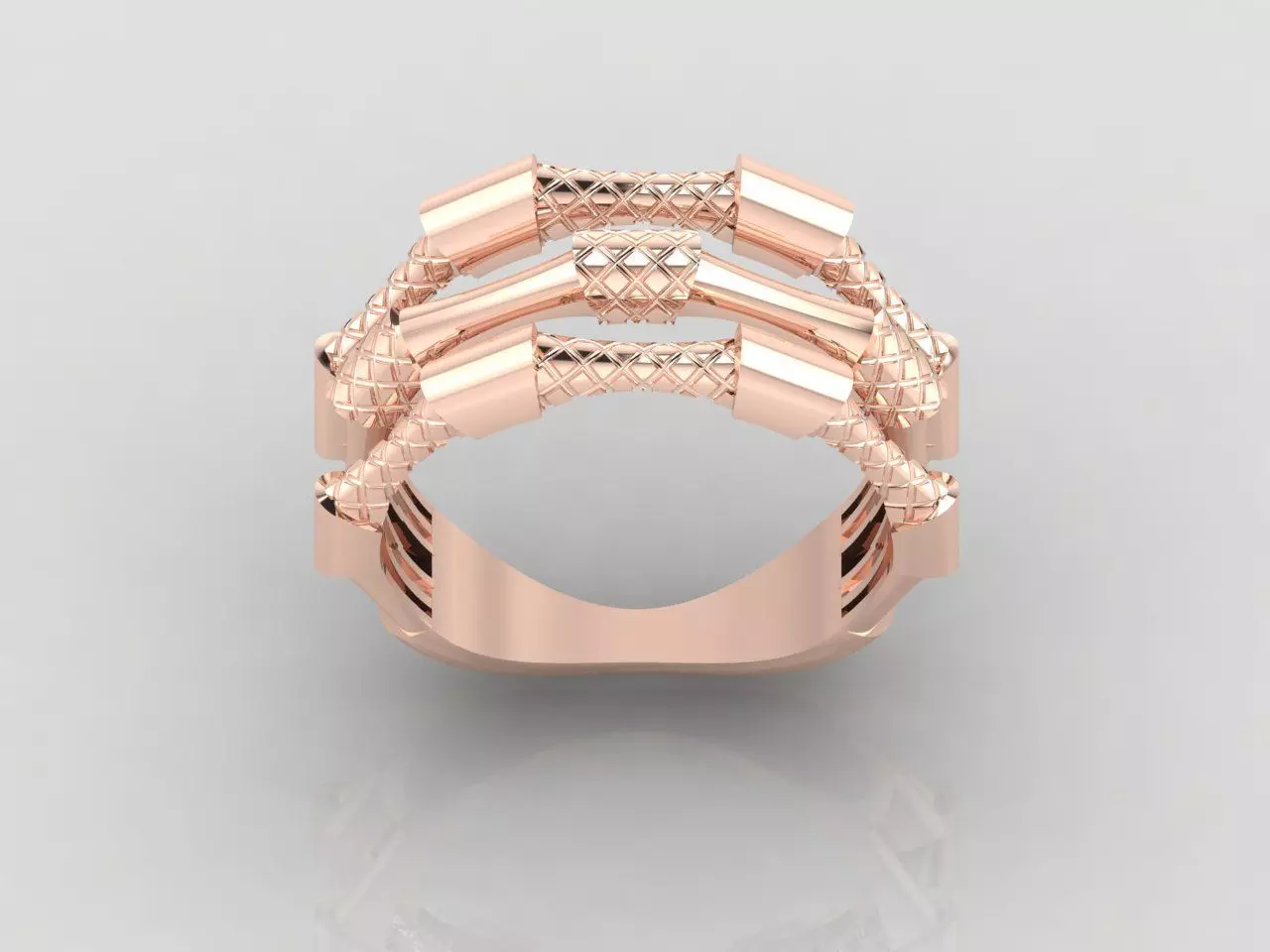 Women Ring Fancy Ring Plain light weight STL 3DM Printable 3D print model_0