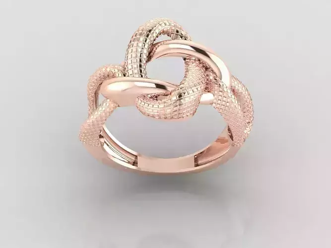 Women Ring Fancy Ring Plain light weight STL 3DM Printable