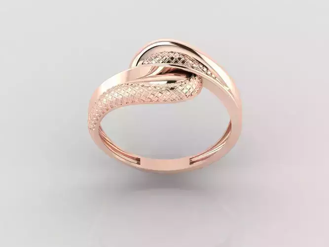 Women Ring Fancy Ring Plain light weight STL 3DM Printable