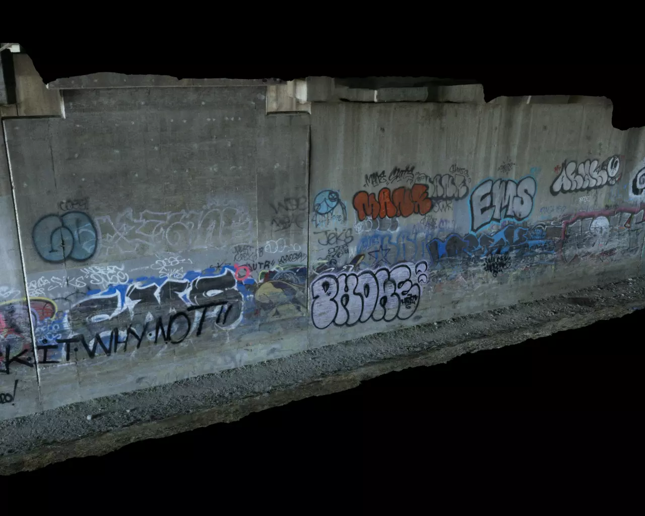 Underpass Photogrammetry 3D model