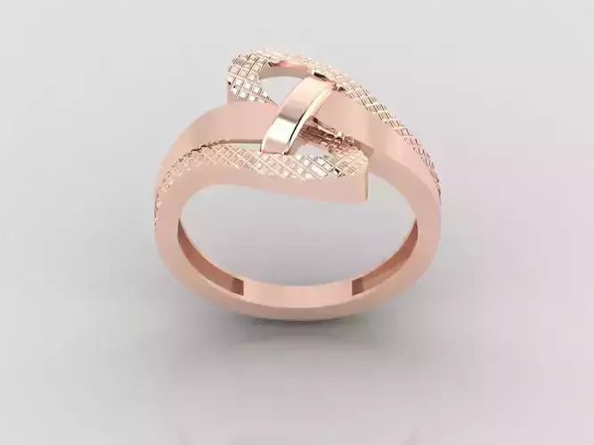 Women Ring Fancy Ring Plain light weight STL 3DM Printable