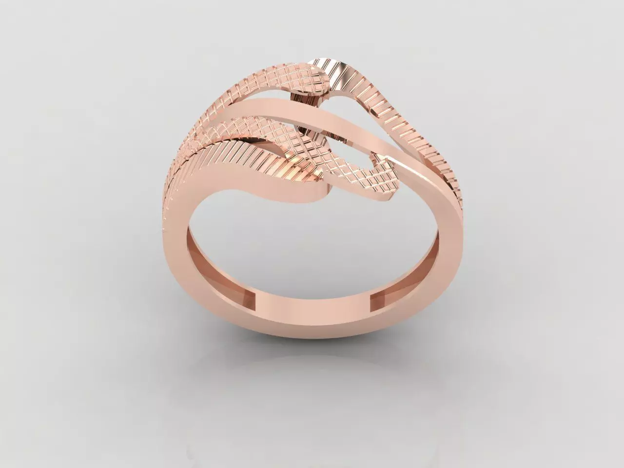 Women Ring Fancy Ring Plain light weight STL 3DM Printable 3D print model_0