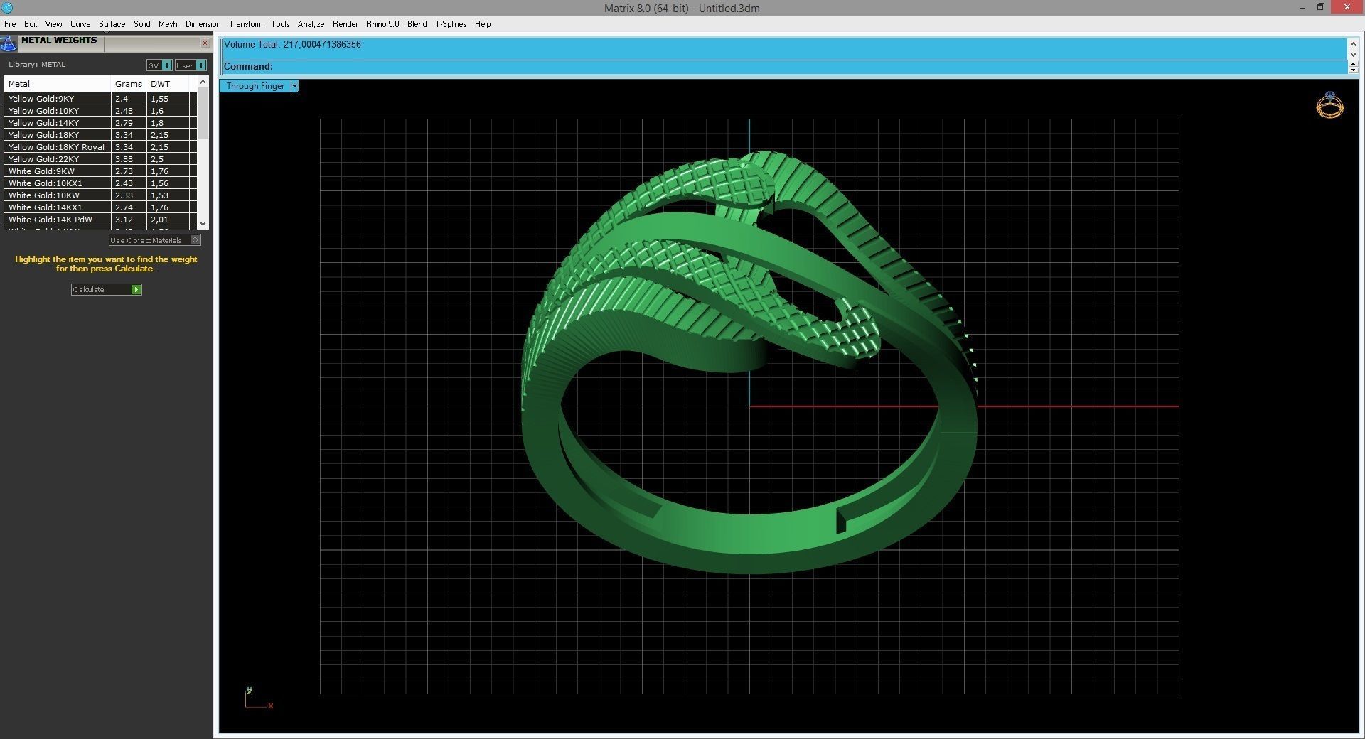 Women Ring Fancy Ring Plain light weight STL 3DM Printable 3D print model_3