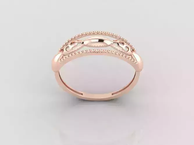 Women Ring Fancy Ring Plain light weight STL 3DM Printable