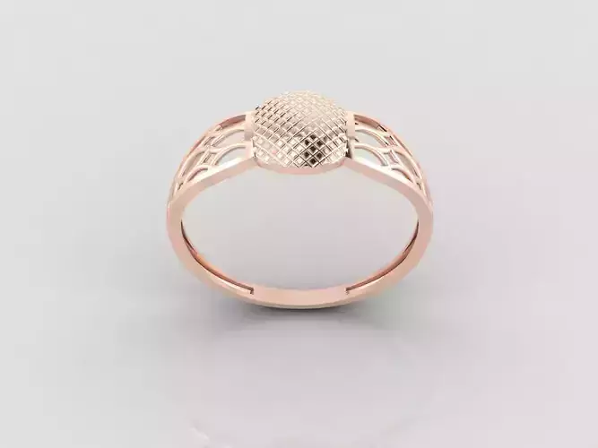 Women Ring Fancy Ring Plain light weight STL 3DM Printable 3D print model