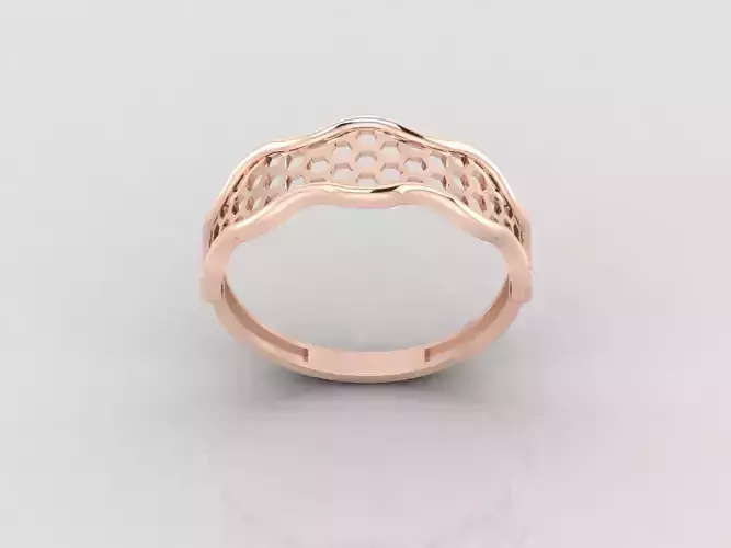 Women Ring Fancy Ring Plain light weight STL 3DM Printable 3D print model