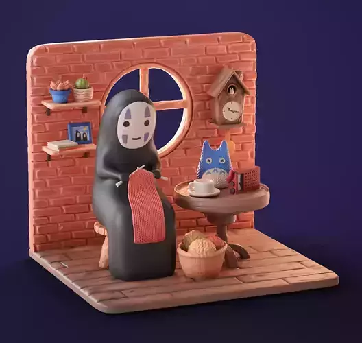 Kaonashi - No face Diorama