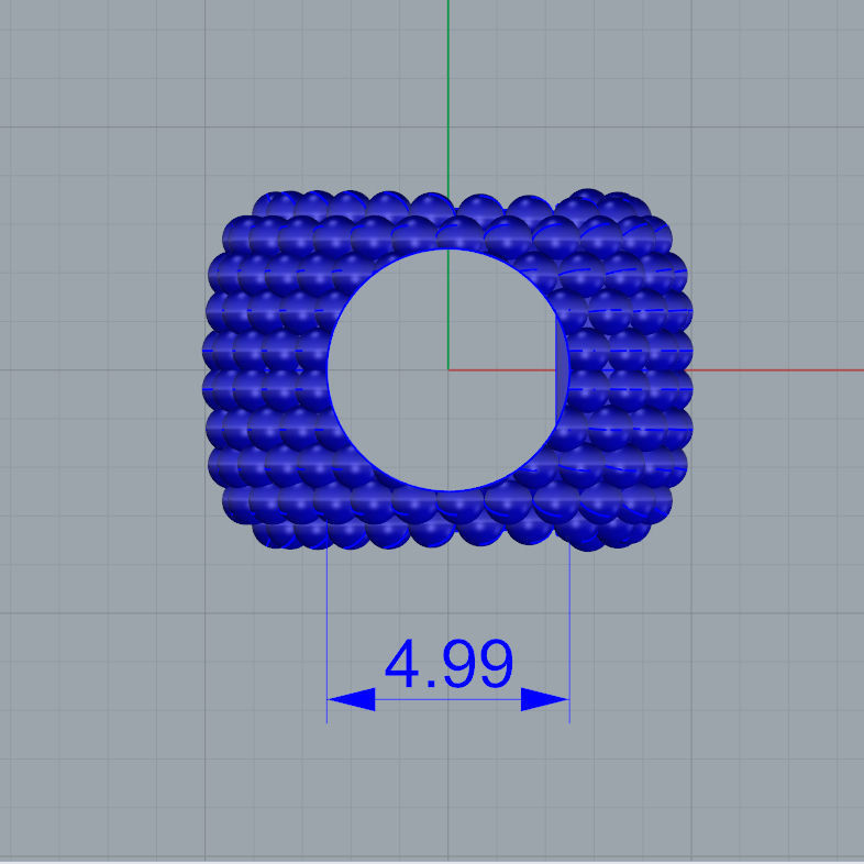 Berloque Coracao de Bolinhas Martell 20037 3D print model_6