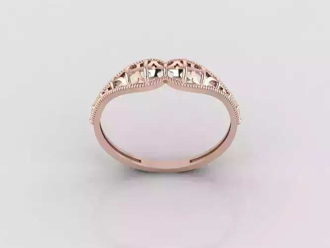 Women Ring Fancy Ring Plain light weight STL 3DM Printable 3D print model