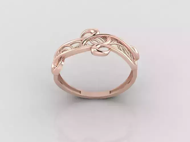 Women Ring Fancy Ring Plain light weight STL 3DM Printable 3D print model