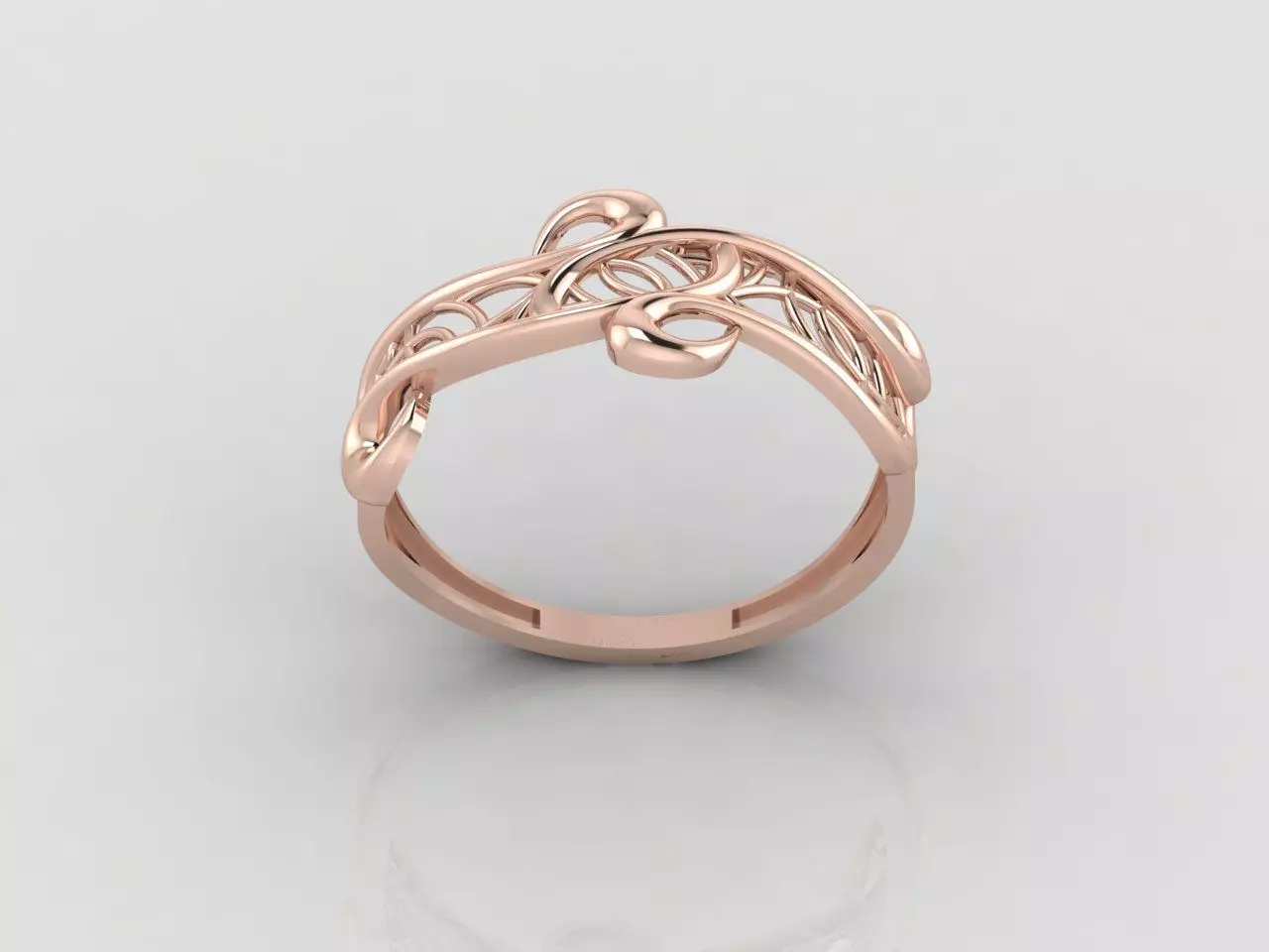 Women Ring Fancy Ring Plain light weight STL 3DM Printable 3D print model