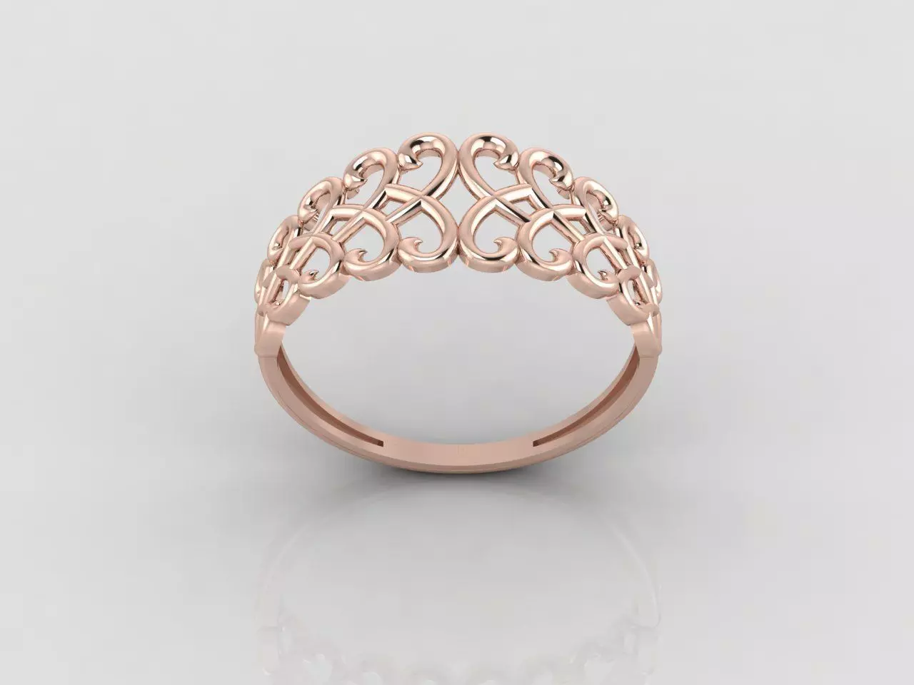 Women Ring Fancy Ring Plain light weight STL 3DM Printable 3D print model