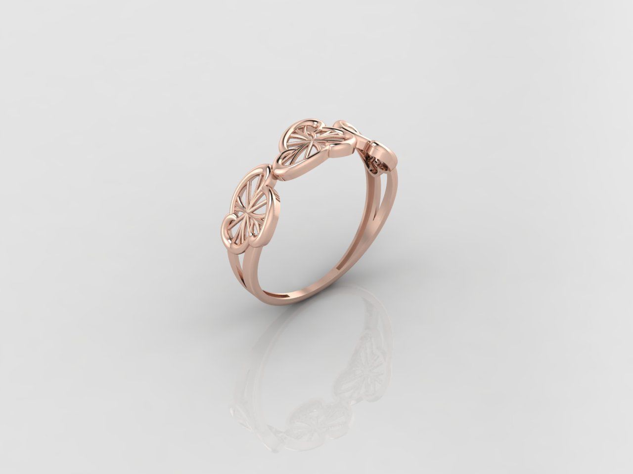 Women Ring Fancy Ring Plain light weight STL 3DM Printable 3D print model_1