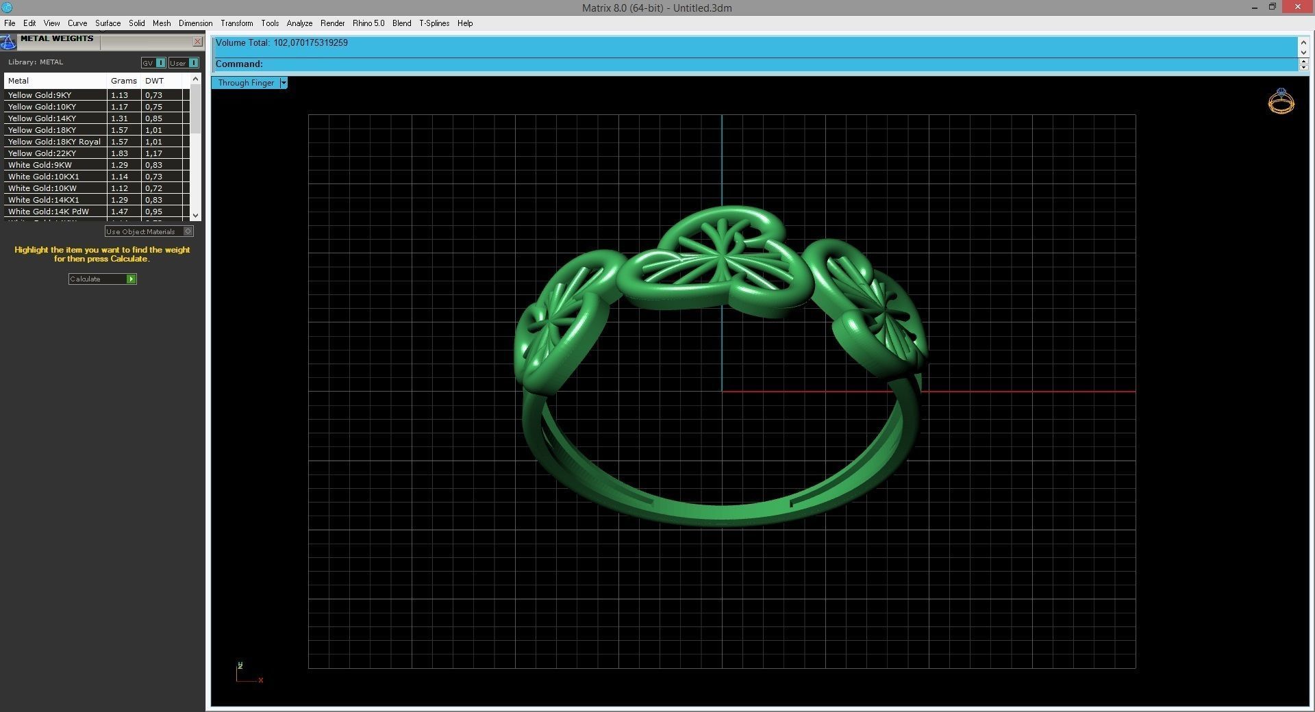 Women Ring Fancy Ring Plain light weight STL 3DM Printable 3D print model_4