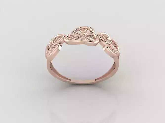 Women Ring Fancy Ring Plain light weight STL 3DM Printable 3D print model