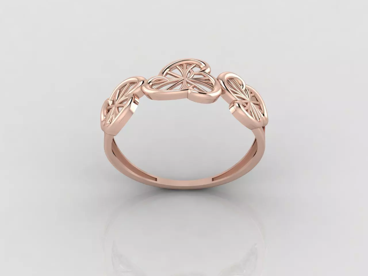 Women Ring Fancy Ring Plain light weight STL 3DM Printable 3D print model_0