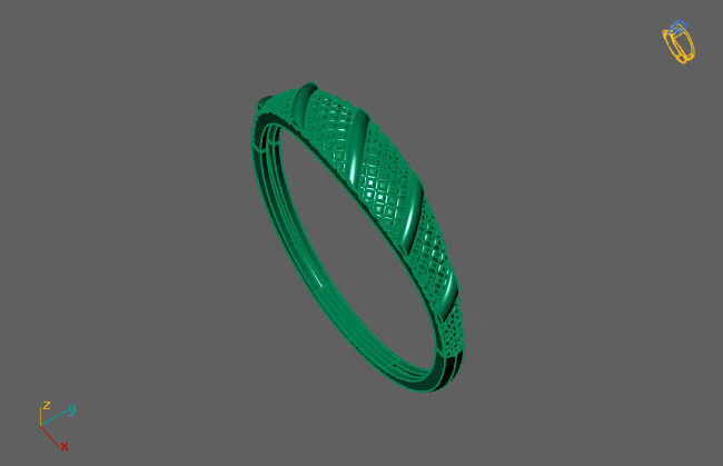 Women Ring Fancy Ring Plain light weight STL 3DM Printable 3D print model_4