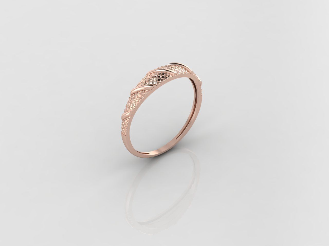 Women Ring Fancy Ring Plain light weight STL 3DM Printable 3D print model_1