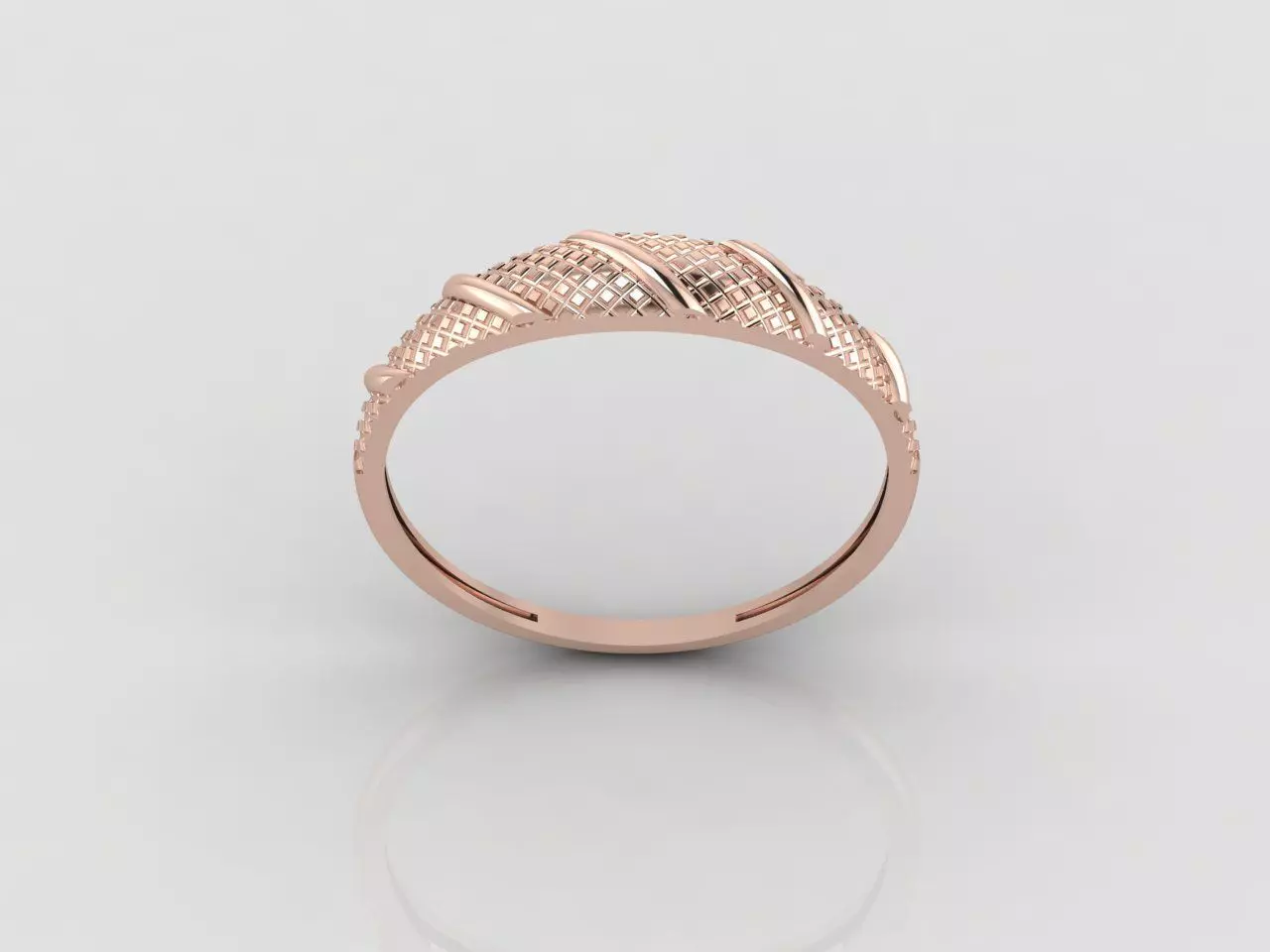 Women Ring Fancy Ring Plain light weight STL 3DM Printable 3D print model_0