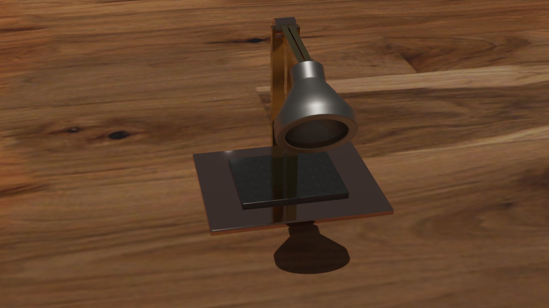 Metalic Lamp  3D model_3