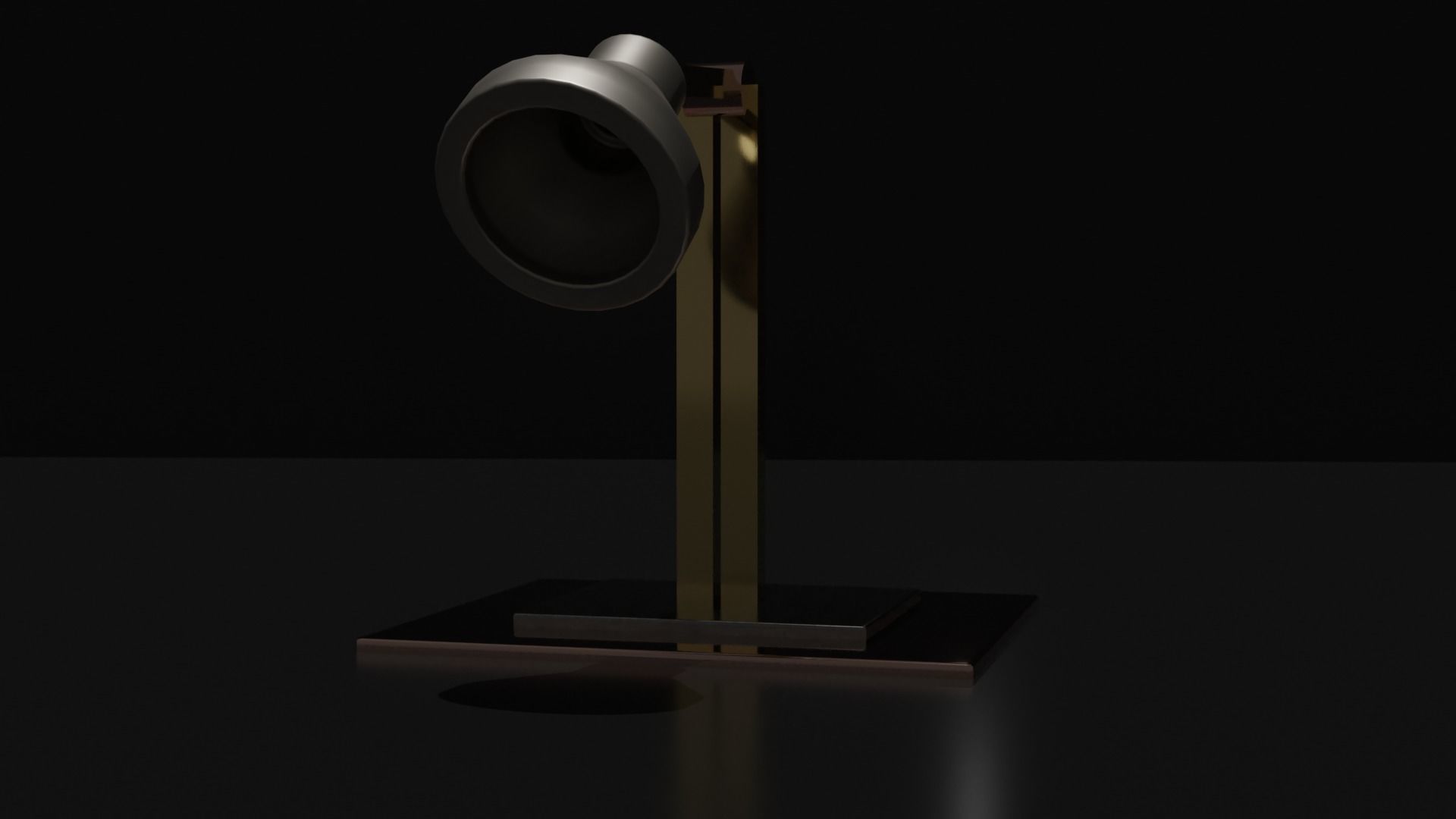 Metalic Lamp  3D model_1