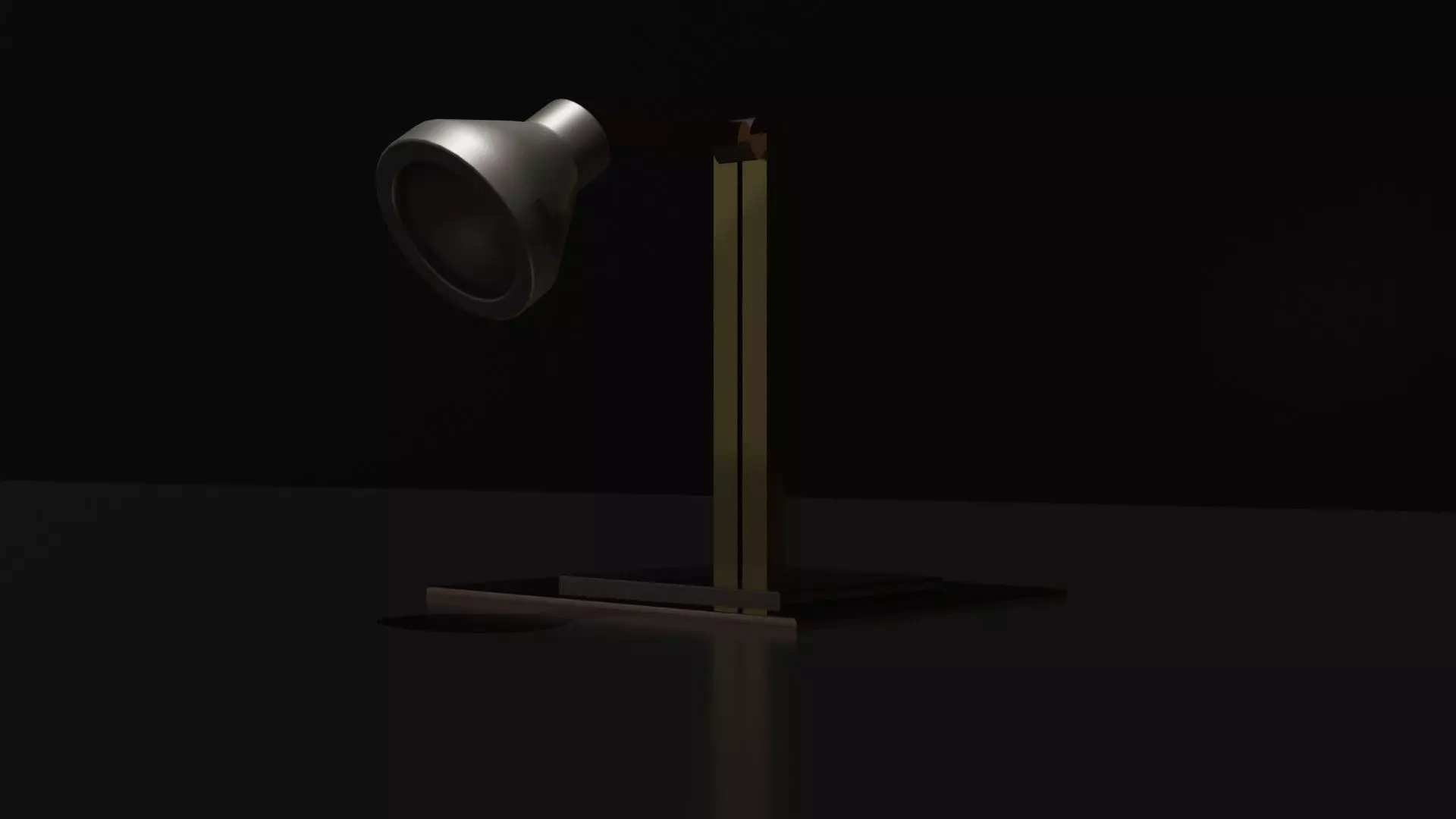 Metalic Lamp  3D model_0