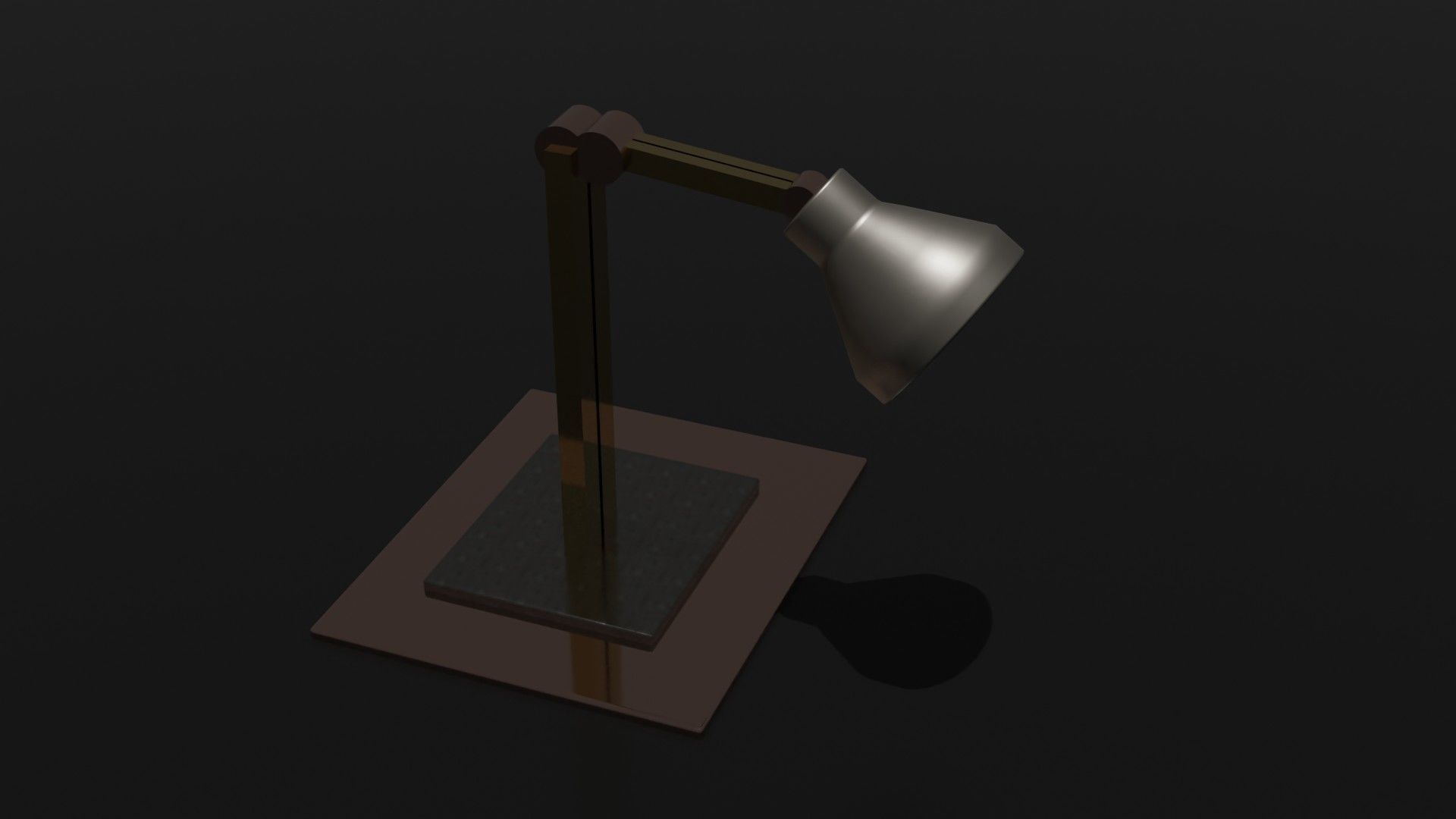Metalic Lamp  3D model_5