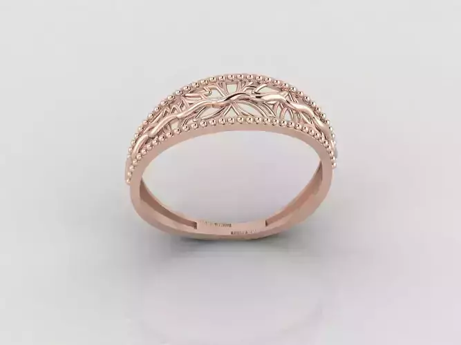 Women Ring Fancy Ring Plain light weight STL 3DM Printable 3D print model