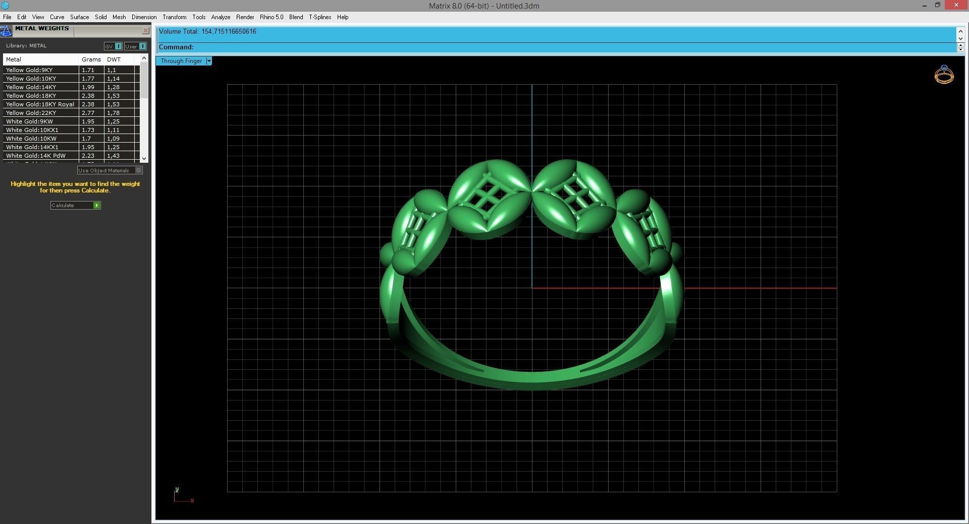 Women Ring Fancy Ring Plain light weight STL 3DM Printable 3D print model_4