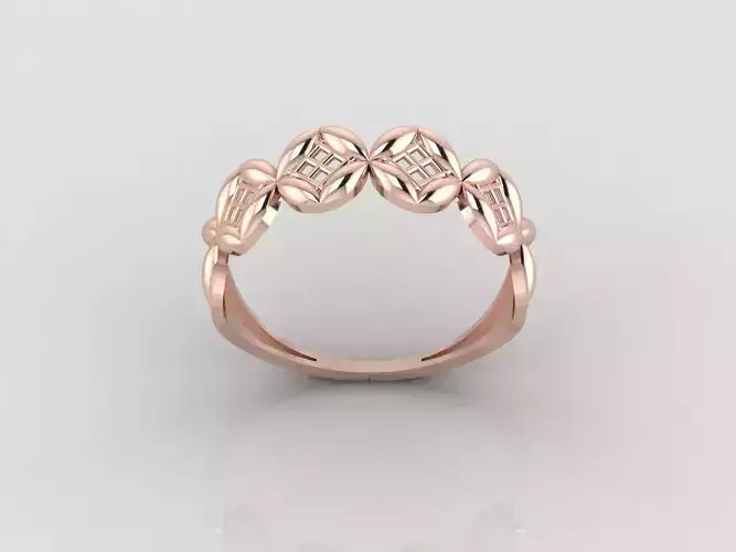 Women Ring Fancy Ring Plain light weight STL 3DM Printable 3D print model