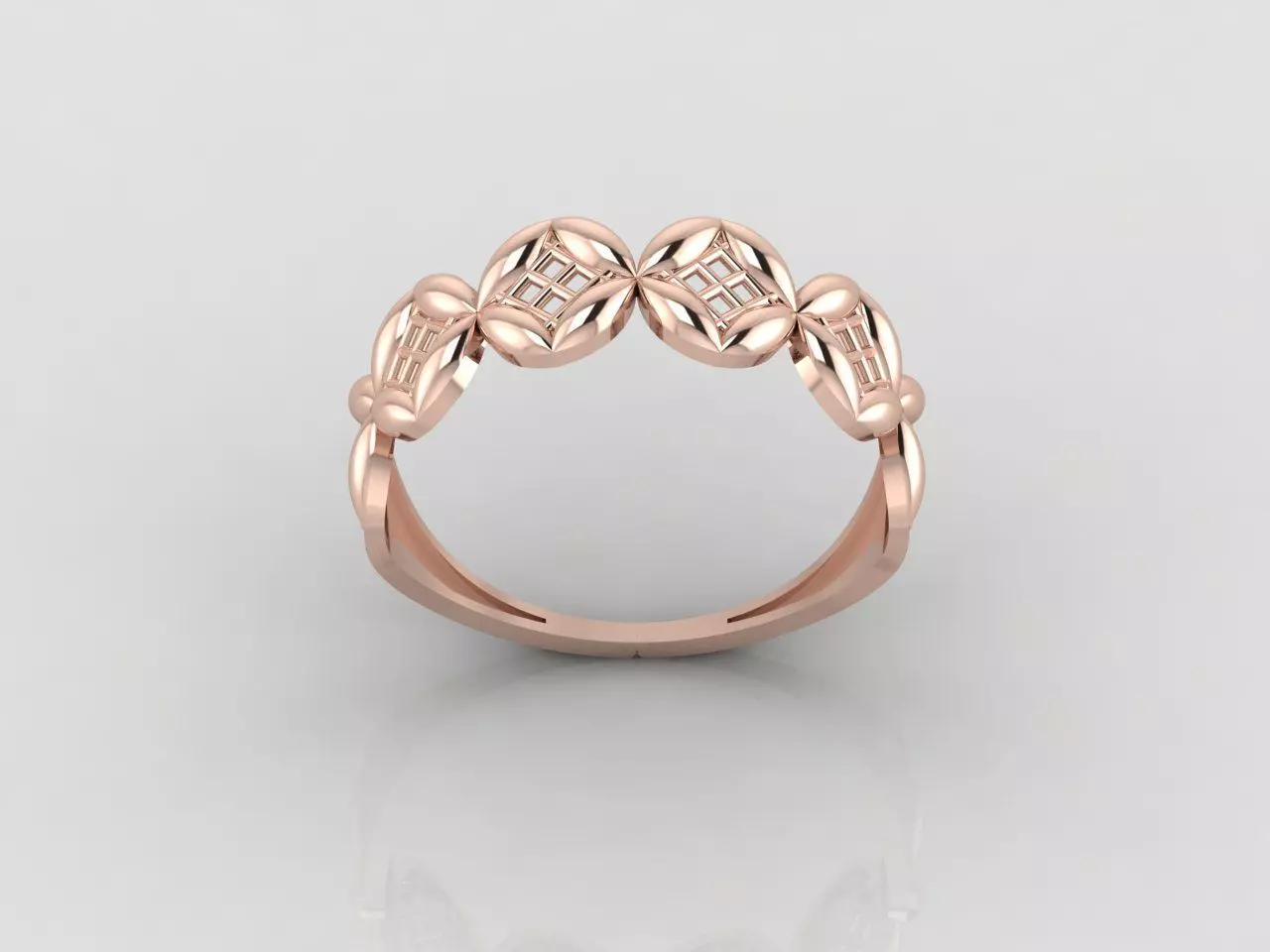 Women Ring Fancy Ring Plain light weight STL 3DM Printable 3D print model_0