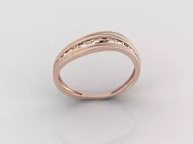 Women Ring Fancy Ring Plain light weight STL 3DM Printable 3D print model