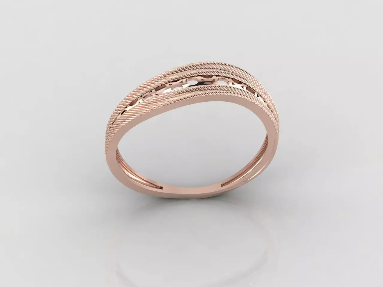 Women Ring Fancy Ring Plain light weight STL 3DM Printable 3D print model