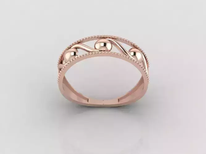 Women Ring Fancy Ring Plain light weight STL 3DM Printable 3D print model