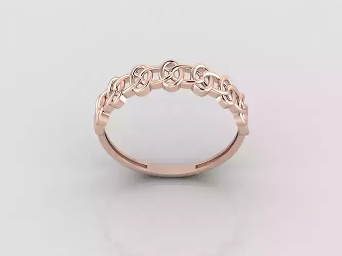 Women Ring Fancy Ring Plain light weight STL 3DM Printable