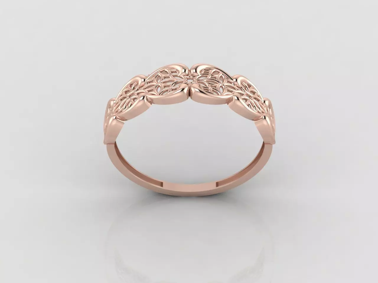 Women Ring Fancy Ring Plain light weight STL 3DM Printable 3D print model