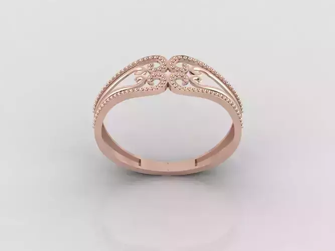 Women Ring Fancy Ring Plain light weight STL 3DM Printable 3D print model