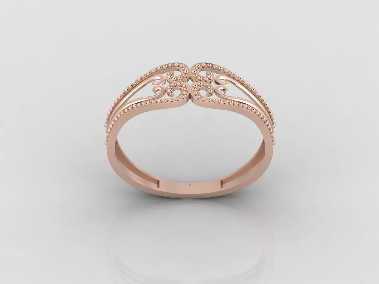 Women Ring Fancy Ring Plain light weight STL 3DM Printable 3D print model_0