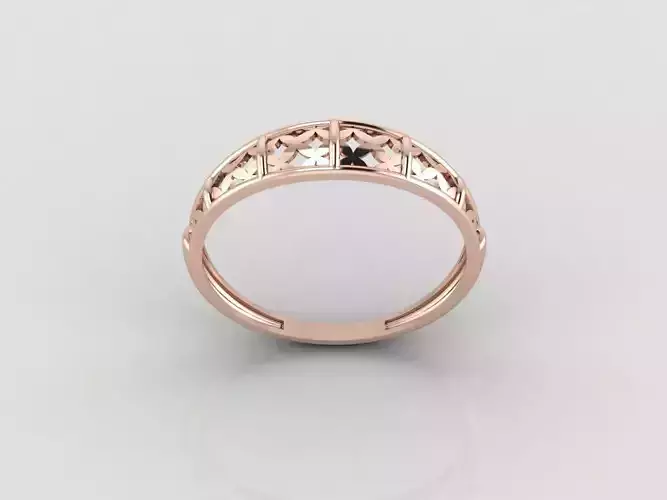 Women Ring Fancy Ring Plain light weight STL 3DM Printable 3D print model