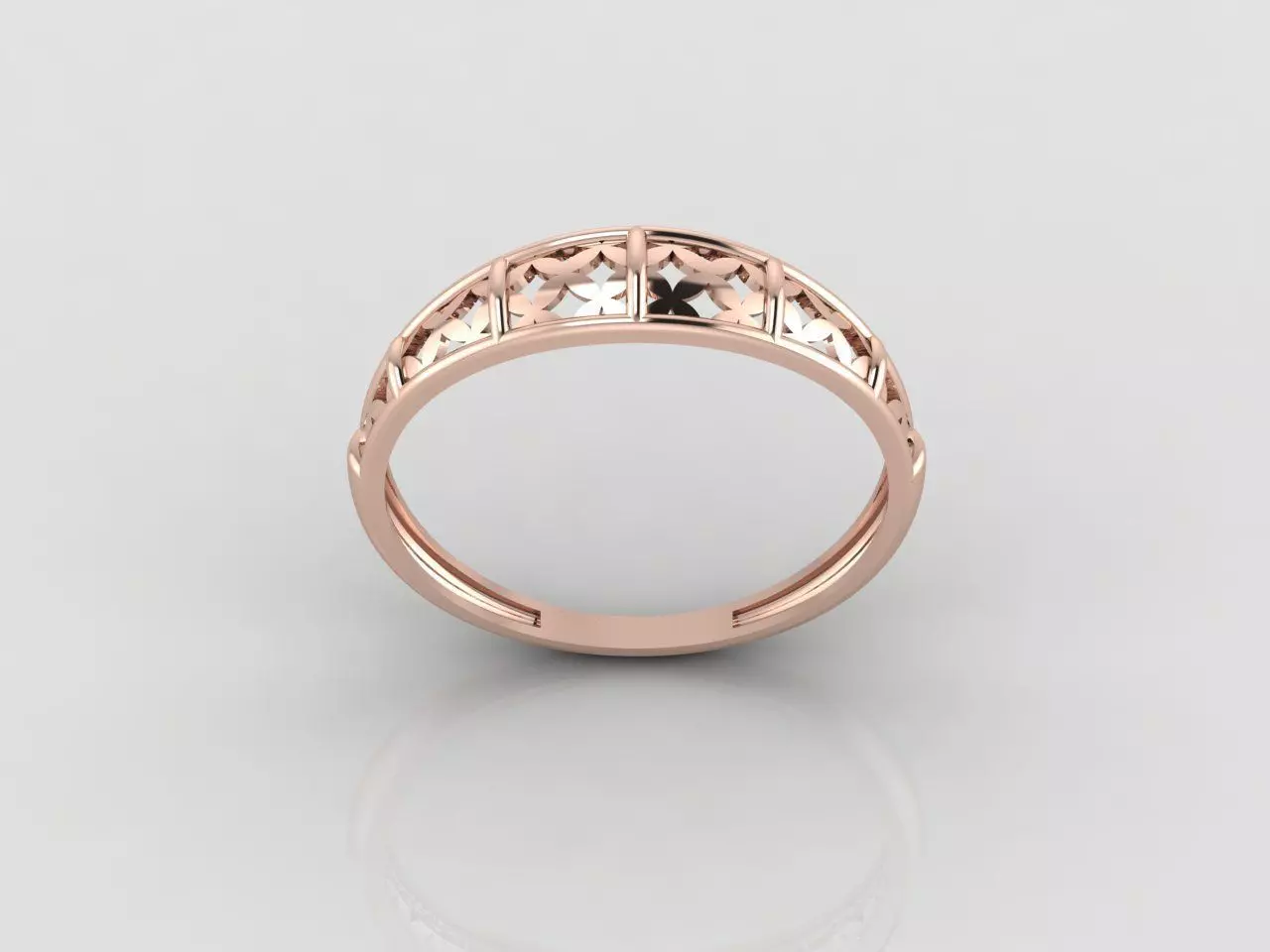 Women Ring Fancy Ring Plain light weight STL 3DM Printable 3D print model_0