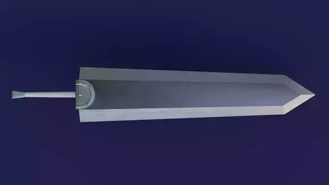 DragonSlayer Sword Low-Poly 