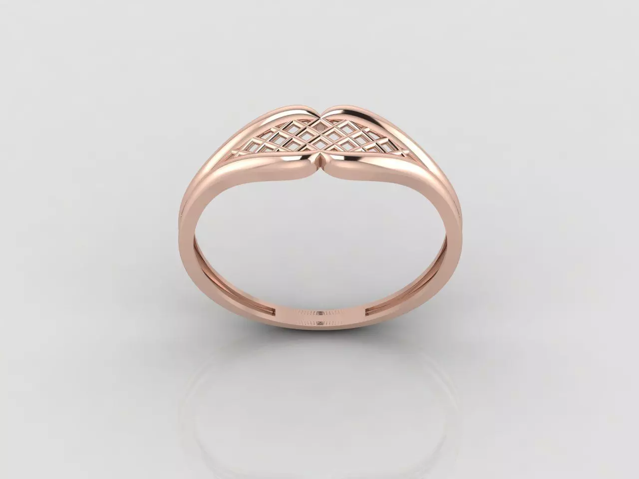 Women Ring Fancy Ring Plain light weight STL 3DM Printable 3D print model_0